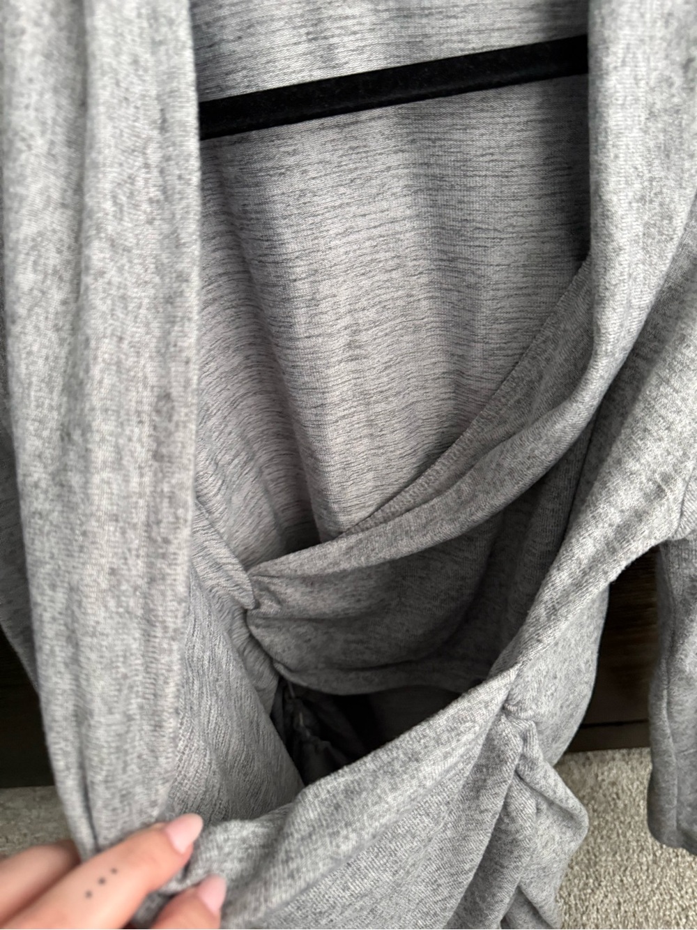 SHEIN Gray Lightweight Sweater - MATERNITY - Picture 2 of 3
